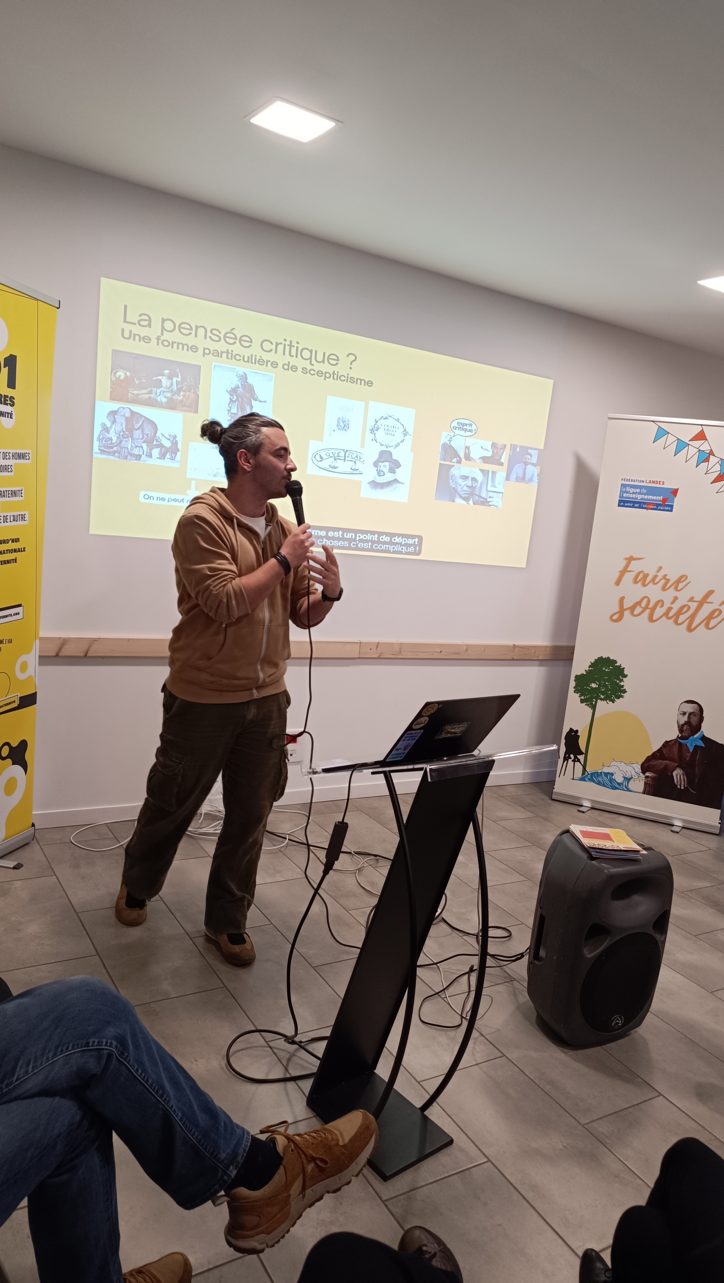 Nicolas MARTIN, Conférencier sur le thème de l'esprit critique