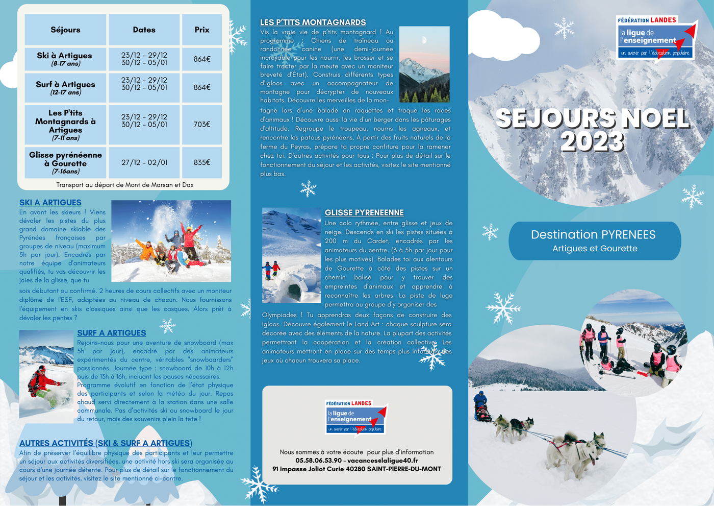 BROCHURE séjour NOEL 2 1